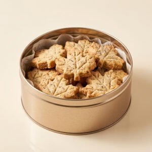 Maple Shortbread Cookie Tin
