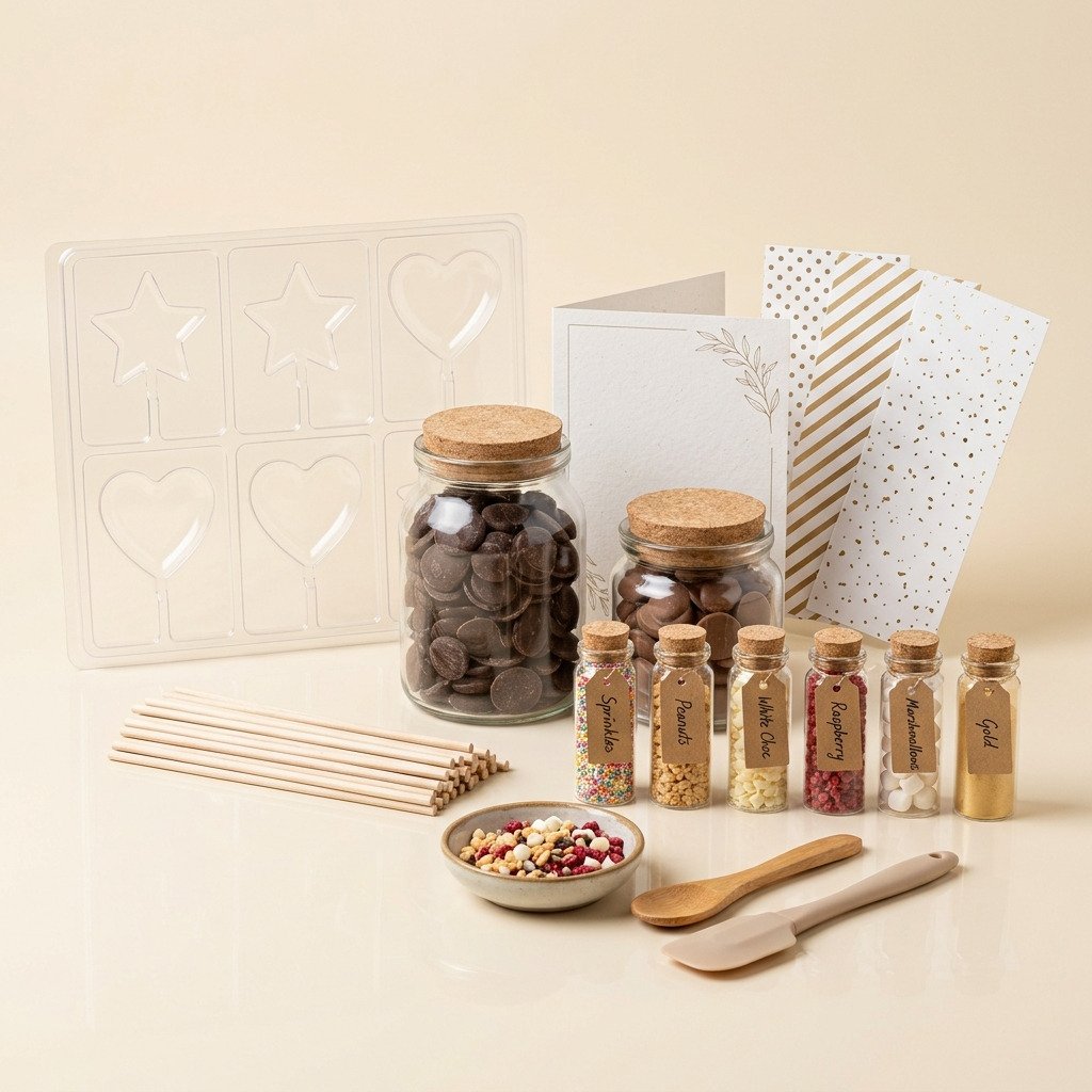 Build-Your-Own Chocolate Lollipop Kit
